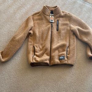 Eddie Bauer Tan mens fleece Jacket S